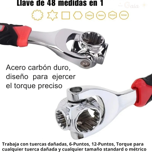 BoltMaster™ LLAVE UNIVERSAL 48 EN 1