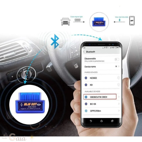 AutoScan™ Scanner automotriz Bluetooth OBD 2