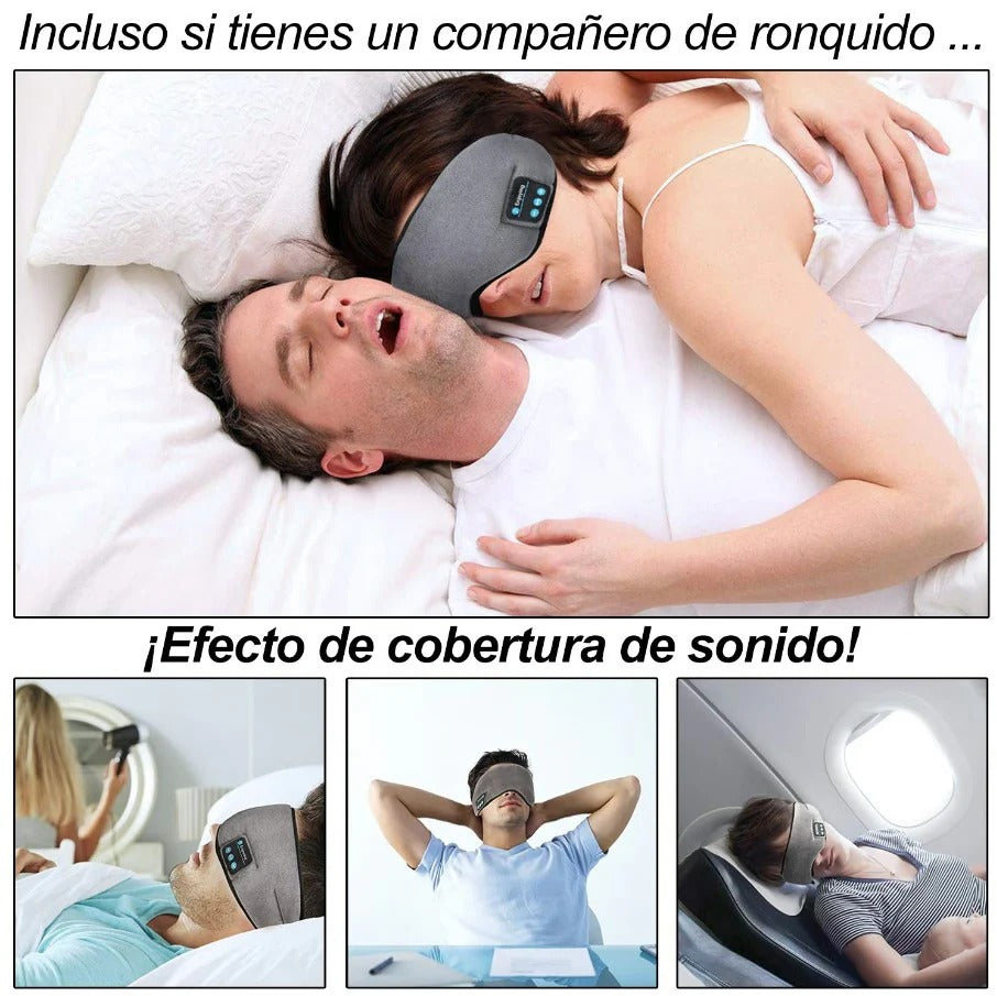 DreamWave™ - Antifaz Con Audifonos Para Dormir