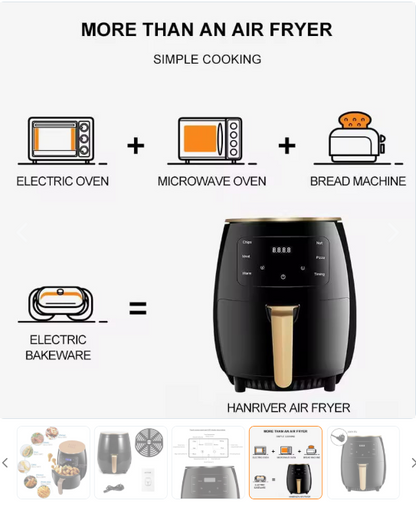 AirJoy™ Freidora De Aire Inteligente 6l