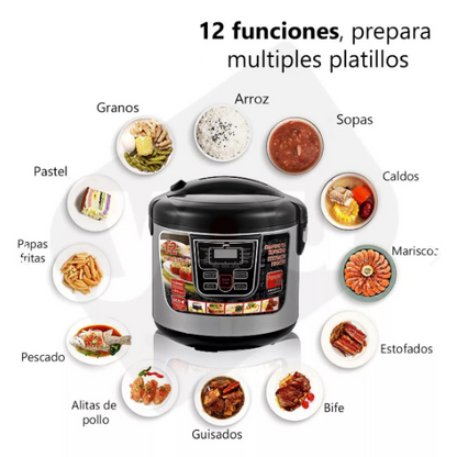 ZenChef™  Olla Eléctrica Digital Placas Cerámicas