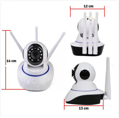 SafeEye™ Cámara Ip 3 Antenas Wifi Visión Nocturna