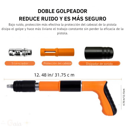 ClavoJet™  PISTOLA MANUAL DE CLAVOS + 20 CLAVOS