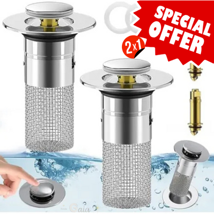 DrainTrap™     Pack 2 Tapón Filtrador Desagüe