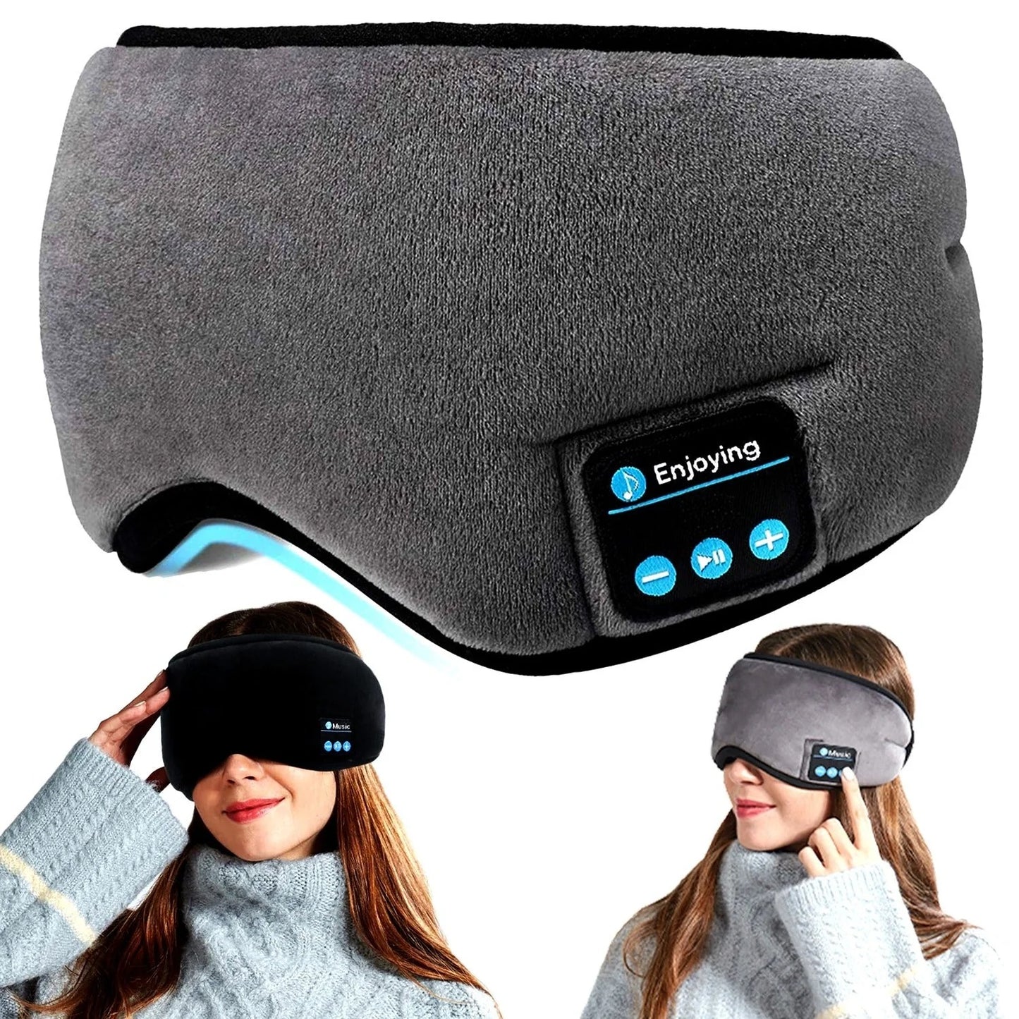 DreamWave™ - Antifaz Con Audifonos Para Dormir